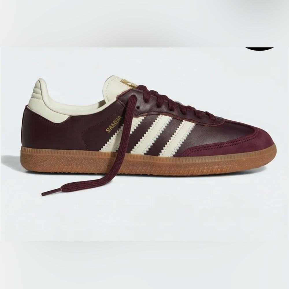 Adidas Cream and Brown Sneakers